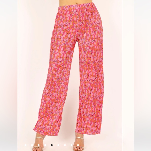 Lulu Plisse Pant Hot Pink - Petal and Pup - Picture 3 of 16
